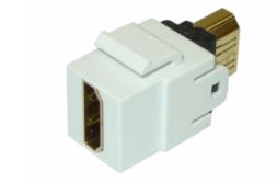 AX105345-EW Modular Jack: Belden KeyConnect HDMI Coupler - White