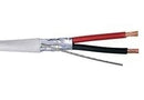 142STR-SPL-R-WH 14/2 Speaker Cable/Control Cable, 2 Conductor, 14 AWG, Shielded, Plenum, 1000 Feet