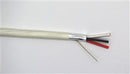 183STR-SPL-B-WH 18/3 Speaker Cable/Control Cable, 3 Conductor, 18 AWG, Shielded, Plenum, 1000 Feet