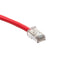 6AS10-03R Patch Cable, Leviton Atlas-X1, CAT6A Shielded, 3 Ft, Red