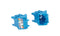 CJLRCAPBU-C, Panduit Mini-Com |Module, CAT6A, Left/Right, 45 Degree, TG Style, Blue (MOQ: 100; Increment of 100)
