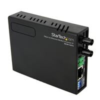 CV-45ST100 Fiber Media Converter: StarTech, 10/100, RJ45 / ST, Multi-Mode