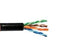 Superior Essex S5GL-CE-BL-1000 04-001-58 CAT5E OSP Broadband Cable, 4 Pair, Outdoor Gel-Filled, 1000 Ft, Black