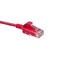 6H460-08R Mini Patch Cable, Leviton High-Flex HD6, CAT6,8  Ft., Red