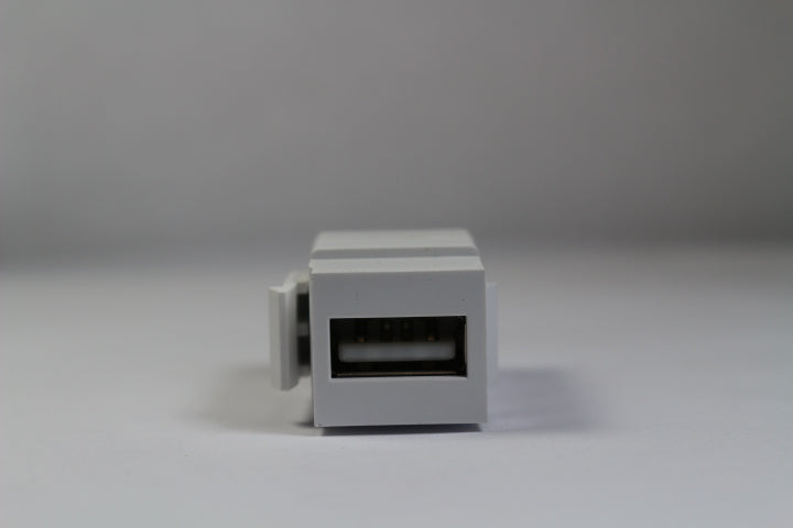 Leviton 40835-00W USB Type A QuickPort Jack Module, White