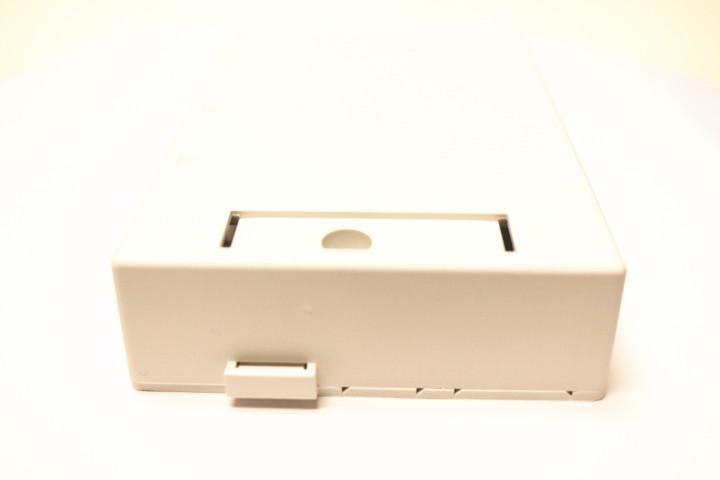 Leviton 41089-4WP QuickPort Surface Mount Box, White, 4 Port