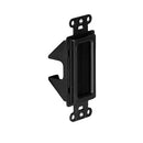 Legrand WP1014BKV1 On-Q Low Voltage Cable Entry with Brush Faceplate, Black