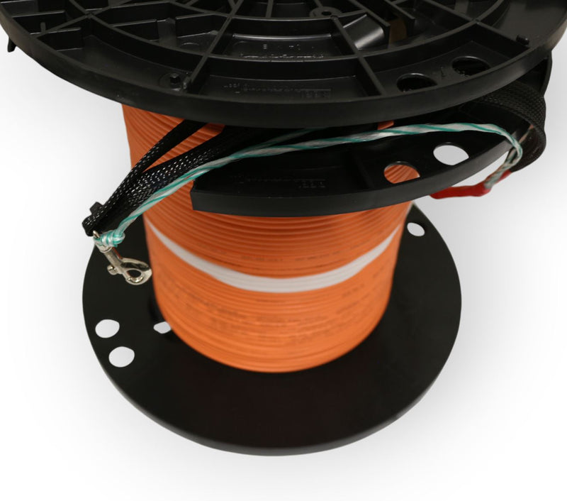 Non-Armored 62.5/125 Multimode OM1 4 Fiber Pre-Terminated Fiber Optic Cable, Indoor/Outdoor, Plenum, with a Pulling Eye