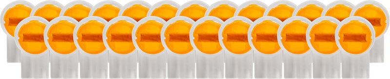 Splice Connector: Jonard UY2-25, 2 Wire, Orange Dot - 25 Pack