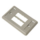 40300546-78 Ortronics Faceplate: Ortronics TracJack, 4 Port, Wiremold Dark Gray  (MOQ: 20)