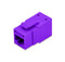 Belden RVAMJKUPR-B24 CAT6A RJ45 REVConnect/KeyConnect Jack Module, Purple, 24 Pack