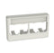 CFFPL4WH Panduit Furniture Faceplate, 4 Port, White