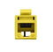 Belden RV6MJKUYL-B24 CAT6 RJ45 REVConnect/KeyConnect Jack Module, Yellow, 24 Pack