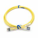 CAT6A Ethernet RJ45 Patch Cable with Boots, 3 Ft. - Yellow RJ86A-03-YL-B