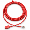 CAT6 UTP RJ45 Jack-to-Plug Zone Cord | TAA Compliant Custom Ethernet Cable - Made in USA Red