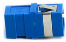 Fiber Optic Coupler: SC/SC Simplex, OS2 - Blue