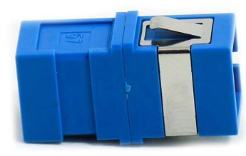 Fiber Optic Coupler: SC/SC Simplex, OS2 - Blue