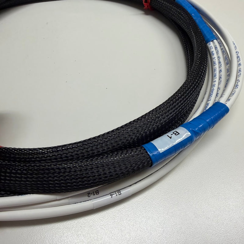 6 Cable CAT6 UTP Stranded Conductor RJ45 to RJ45 | Plug to Jack Premium Custom Ethernet Cable Bundle - Made in the USA