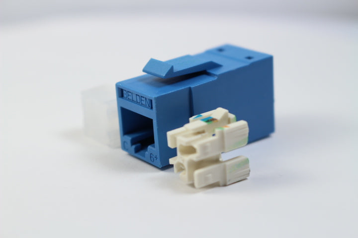 Belden CAT6 RJ45 REVConnect/KeyConnect Jack Module, Multiple Color ...