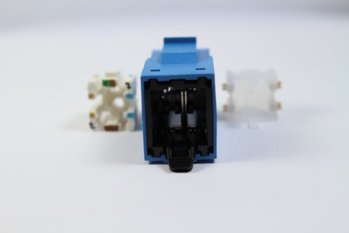 Belden CAT6 RJ45 REVConnect/KeyConnect Jack Module, Multiple Color ...