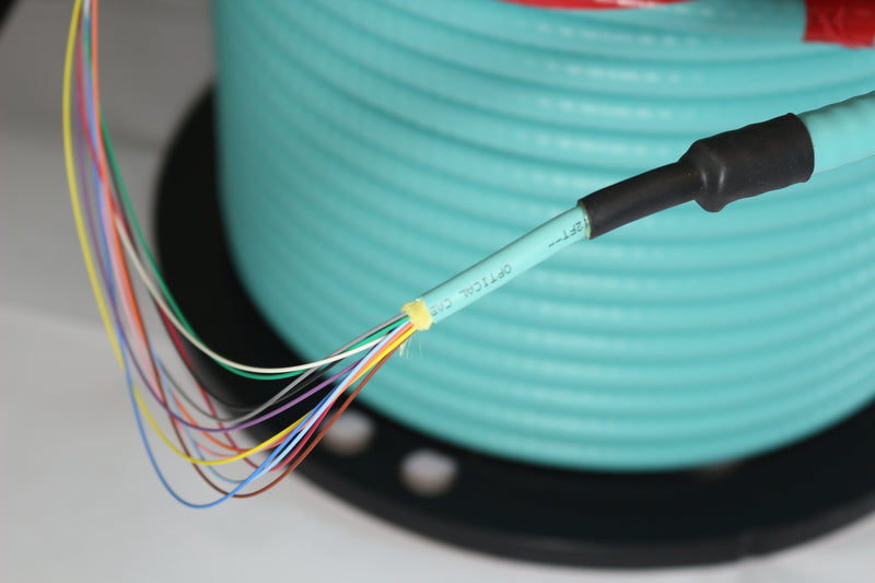 Armored OM4 24 Fiber Pre-Terminated Fiber Optic Cable, Indoor/Outdoor ...