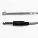 Nurse Call Cable, RJ44 to 1/4" Mono Plug – 15 ft, RJ44-1/4MONO-15
