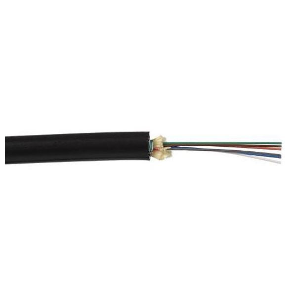 OCC DX006DSLA9KAA2 OS2 Single-mode 6 Fiber Corrugated Steel Tape Armored OSP Direct Bury PVC - Black