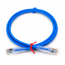 CAT6A Ethernet RJ45 Patch Cable with Boots, 6 Inch. - Blue RJ86A-6INCH-BU-B