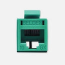 Belden CAT6A RJ45 KeyConnect Jack Module, Multiple Color