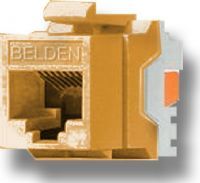 Belden AX101322 CAT6 RJ45 KeyConnect Jack Module, TIA Orange