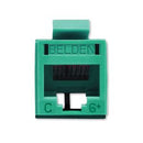 Belden AX104192 CAT6 RJ45 KeyConnect Jack Module, Green