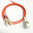 2 Fiber OM1 TiniFiber Micro Armored Plenum 3mm Fiber Optic Patch Cable | Made in USA |  TAA compliant |  OM1-2F-ART