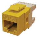 Belden AX102286 CAT6A RJ45 KeyConnect Jack Module, TIA Yellow