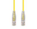 CAT6 Slim Ethernet CAT6 Ethernet RJ45 Patch Cable, 5 Ft. - Yellow RJ86-MINI-05-YL-B