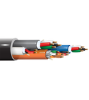 1000 Ft. Access Control Cable, Partially Shielded, Indoor/Outdoor, Multi-AWG - Black, ACC-IO-1K-BL