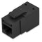 Belden RV6MJKUBK-B24 CAT6 RJ45 REVConnect/KeyConnect Jack Module, Black, 24 Pack