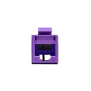 Belden RV6MJKUPR-B24 CAT6 RJ45 REVConnect/KeyConnect Jack Module, Purple, 24 Pack
