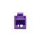 Belden RV6MJKUPR-B24 CAT6 RJ45 REVConnect/KeyConnect Jack Module, Purple, 24 Pack