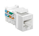 61HOM-RW6 LEVITON HOME 6 Snap-In Jack, T568A/B Wiring, White