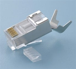 106190 Modular Plug: 8 Position / 8 Conductor CAT6A SHIELDED, Box of 100