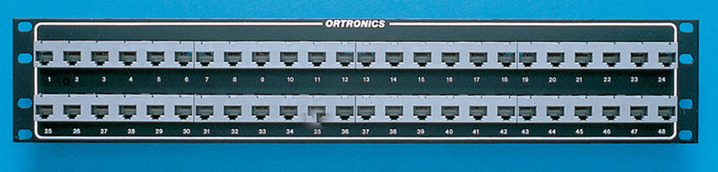 OR-808004042 Ortronics Patch Panel, 48 Port, Telco, Male 50 Pin (MOQ: 1)