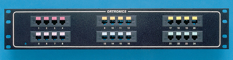 808004921 Ortronics Patch Panel, 24 Port, Telco, RJ11, 50 Pin Female  (MOQ: 1)