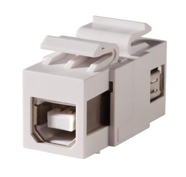 KSUSBAB Ortronics ORTRONICS KEYSTONE,USB 2.0 A-B,F/F, Pack of 10 (MOQ ...