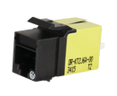 KT2J6A25-00 Ortronics Ortronics KEYSTONE CAT6A JACK, TC2 8POS T568A/B BLACK, 4 Bags of 25 Each (MOQ: 4)