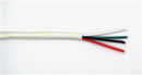 164STR-UPL-B-WH 16/4 Speaker Cable/Control Cable, 4 Conductor, 16 AWG, Unshielded, Plenum, 1000 Feet
