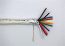 1810STR-SPL-R-WH 18/10 Speaker Cable/Control Cable, 10 Conductor, 18 AWG, Shielded, Plenum, 1000 Feet
