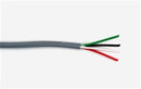 184STR-UPV-B-GY 18/4 Speaker Cable/Control Cable, 4 Conductor, 18 AWG, Unshielded, PVC, 1000 Feet