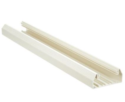 T70BIW10, Panduit Raceway,Base, International White, 4.07x1.77(in),10ft ...