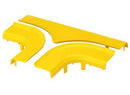 FRTSC4LYL, Panduit Split Cover, Horizontal Tee, 4" x 4" (10(MOQ: 1; Increment of 1)