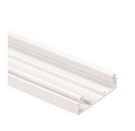 T45BIW8, Panduit Raceway,Base, International White, 2.38x1.25(in),8ft ...